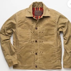 Freenote Cloth Riders Jacket Waxed Canvas Tobacco.  Yellowstone. New with tags